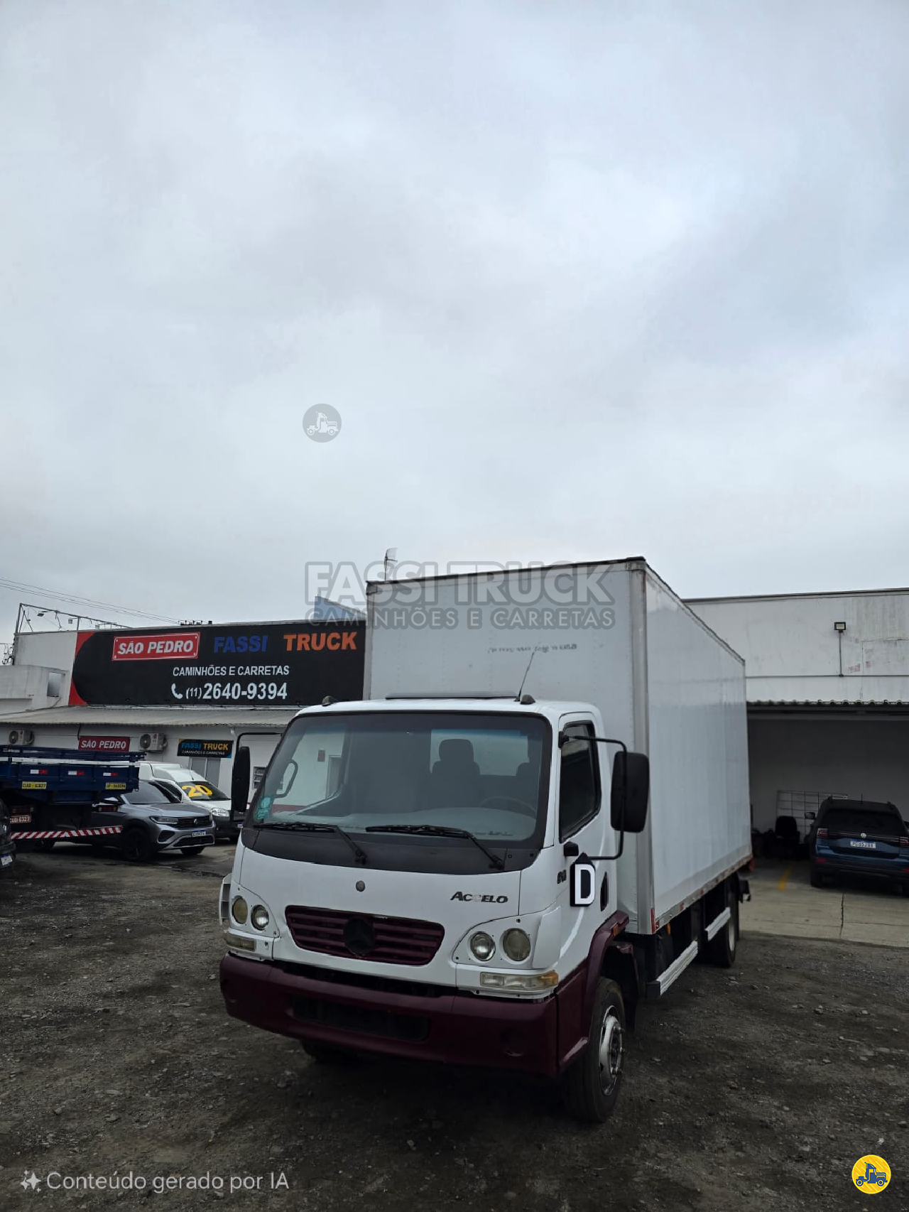 CAMINHAO MERCEDES-BENZ MB 915 Baú Furgão 3/4 4x2 FassiTruck SAO PAULO SÃO PAULO SP